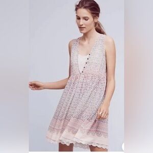 Maeve for Anthropologie Two Piece Slip Dress